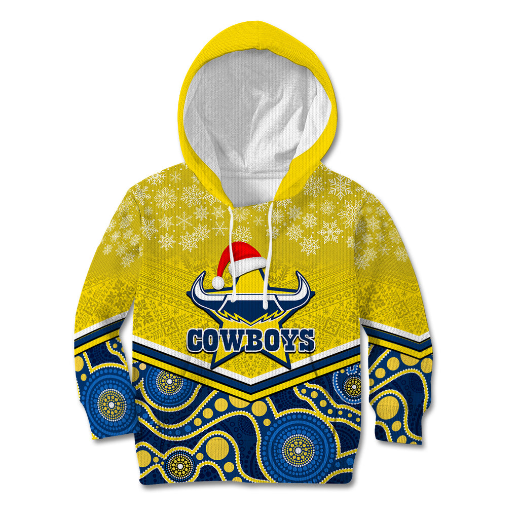 custom-cowboys-rugby-christmas-kid-hoodie-merry-xmas-2023-mix-aboriginal-art-blue-version