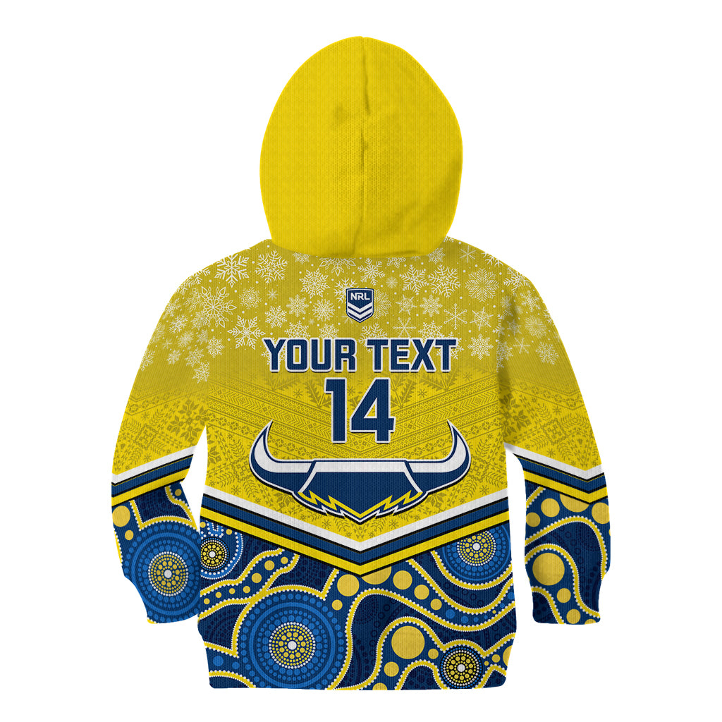 custom-cowboys-rugby-christmas-kid-hoodie-merry-xmas-2023-mix-aboriginal-art-blue-version