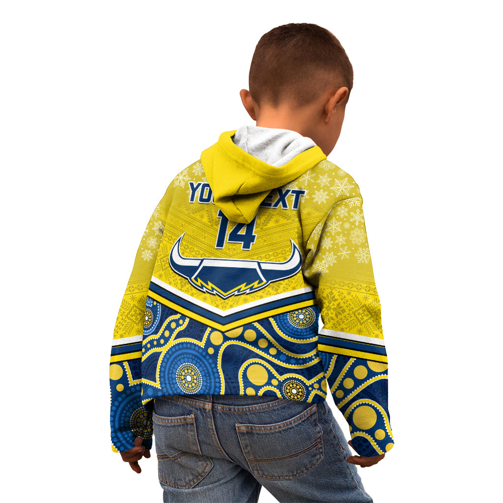 custom-cowboys-rugby-christmas-kid-hoodie-merry-xmas-2023-mix-aboriginal-art-blue-version