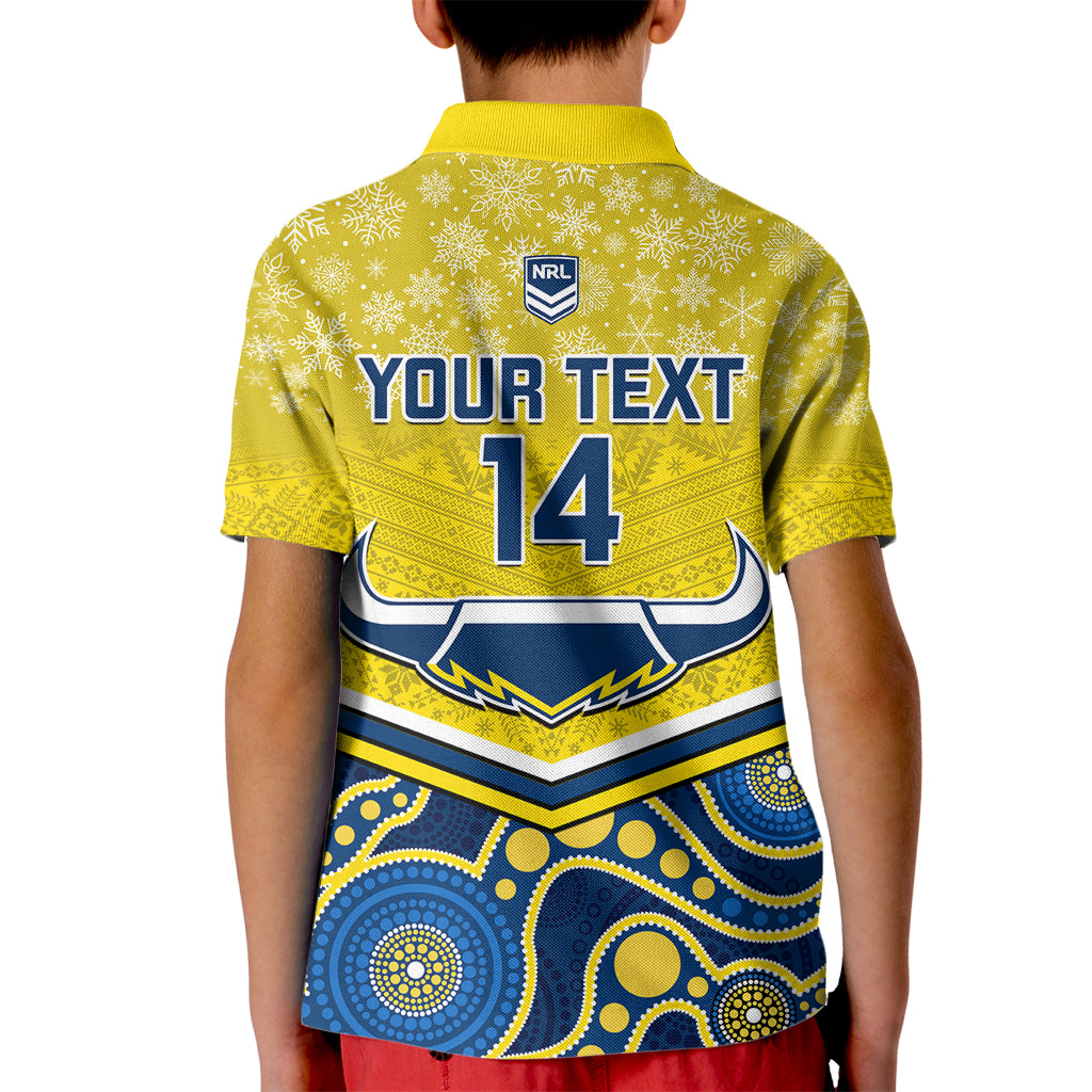 custom-cowboys-rugby-christmas-kid-polo-shirt-merry-xmas-2023-mix-aboriginal-art-blue-version