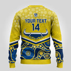 custom-cowboys-rugby-christmas-ugly-christmas-sweater-merry-xmas-2023-mix-aboriginal-art-blue-version