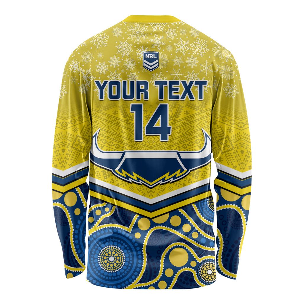 custom-cowboys-rugby-christmas-long-sleeve-shirt-merry-xmas-2023-mix-aboriginal-art-blue-version