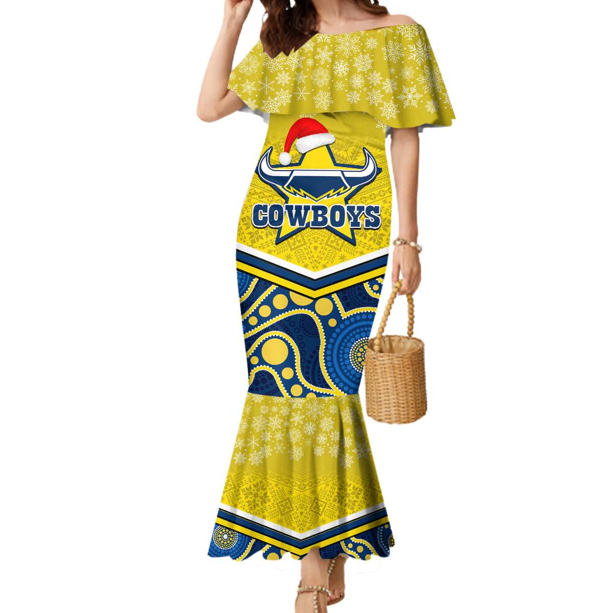 custom-cowboys-rugby-christmas-mermaid-dress-merry-xmas-2023-mix-aboriginal-art-blue-version