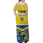 custom-cowboys-rugby-christmas-off-shoulder-maxi-dress-merry-xmas-2023-mix-aboriginal-art-blue-version