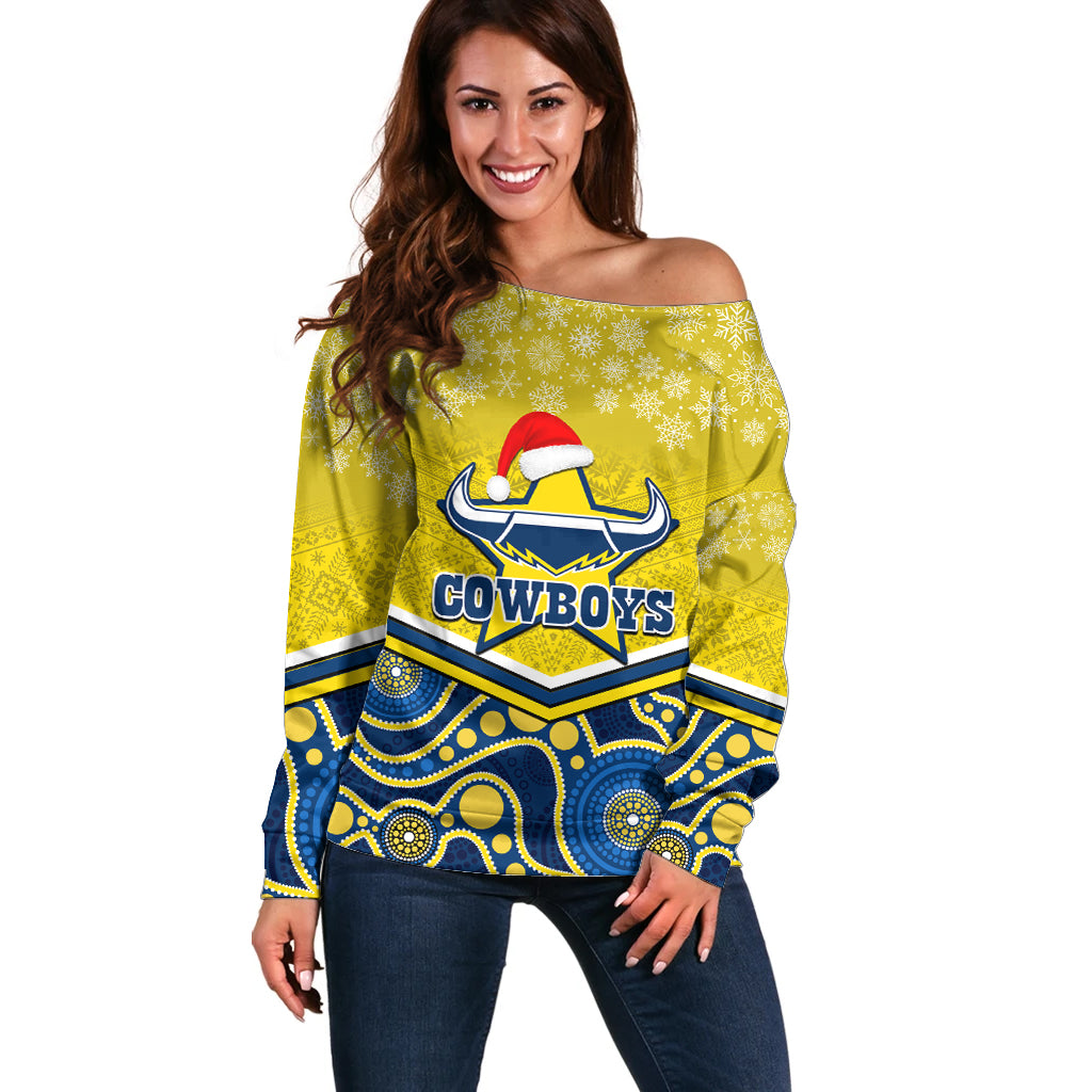 custom-cowboys-rugby-christmas-off-shoulder-sweater-merry-xmas-2023-mix-aboriginal-art-blue-version