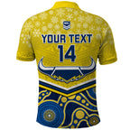 custom-cowboys-rugby-christmas-polo-shirt-merry-xmas-2023-mix-aboriginal-art-blue-version