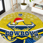 custom-cowboys-rugby-christmas-round-carpet-merry-xmas-2023-mix-aboriginal-art-blue-version
