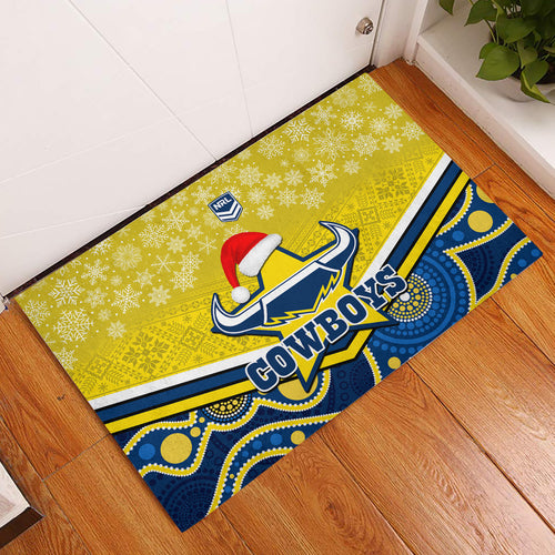 custom-cowboys-rugby-christmas-rubber-doormat-merry-xmas-2023-mix-aboriginal-art-blue-version