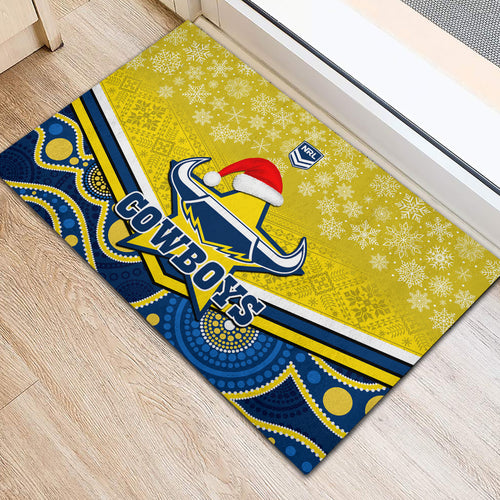 custom-cowboys-rugby-christmas-rubber-doormat-merry-xmas-2023-mix-aboriginal-art-blue-version
