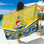 custom-cowboys-rugby-christmas-sarong-merry-xmas-2023-mix-aboriginal-art-blue-version
