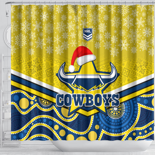 custom-cowboys-rugby-christmas-shower-curtain-merry-xmas-2023-mix-aboriginal-art-blue-version