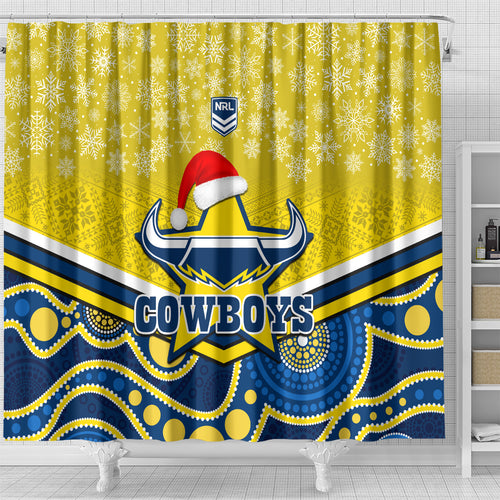 custom-cowboys-rugby-christmas-shower-curtain-merry-xmas-2023-mix-aboriginal-art-blue-version