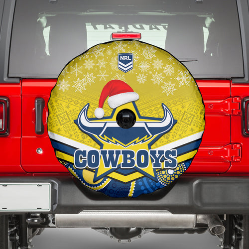 custom-cowboys-rugby-christmas-spare-tire-cover-merry-xmas-2023-mix-aboriginal-art-blue-version