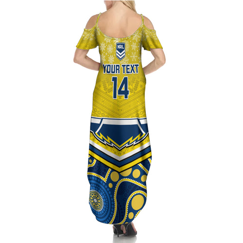 custom-cowboys-rugby-christmas-summer-maxi-dress-merry-xmas-2023-mix-aboriginal-art-blue-version