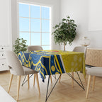 custom-cowboys-rugby-christmas-tablecloth-merry-xmas-2023-mix-aboriginal-art-blue-version