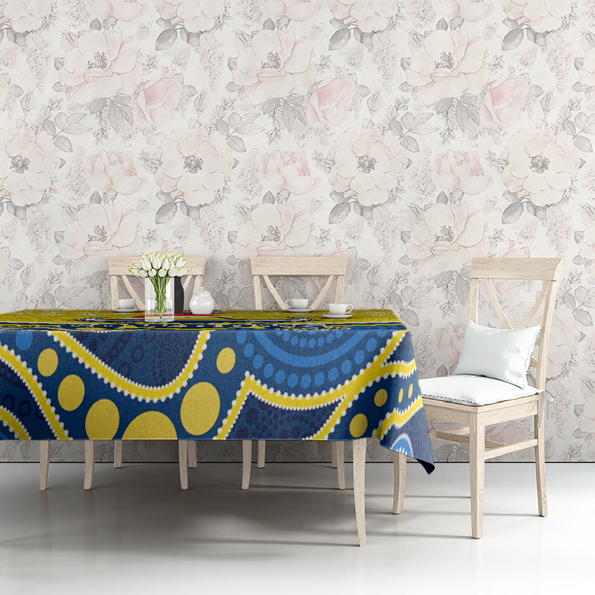 custom-cowboys-rugby-christmas-tablecloth-merry-xmas-2023-mix-aboriginal-art-blue-version