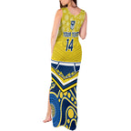 custom-cowboys-rugby-christmas-tank-maxi-dress-merry-xmas-2023-mix-aboriginal-art-blue-version