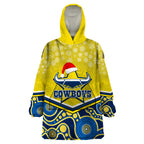 custom-cowboys-rugby-christmas-wearable-blanket-hoodie-merry-xmas-2023-mix-aboriginal-art-blue-version