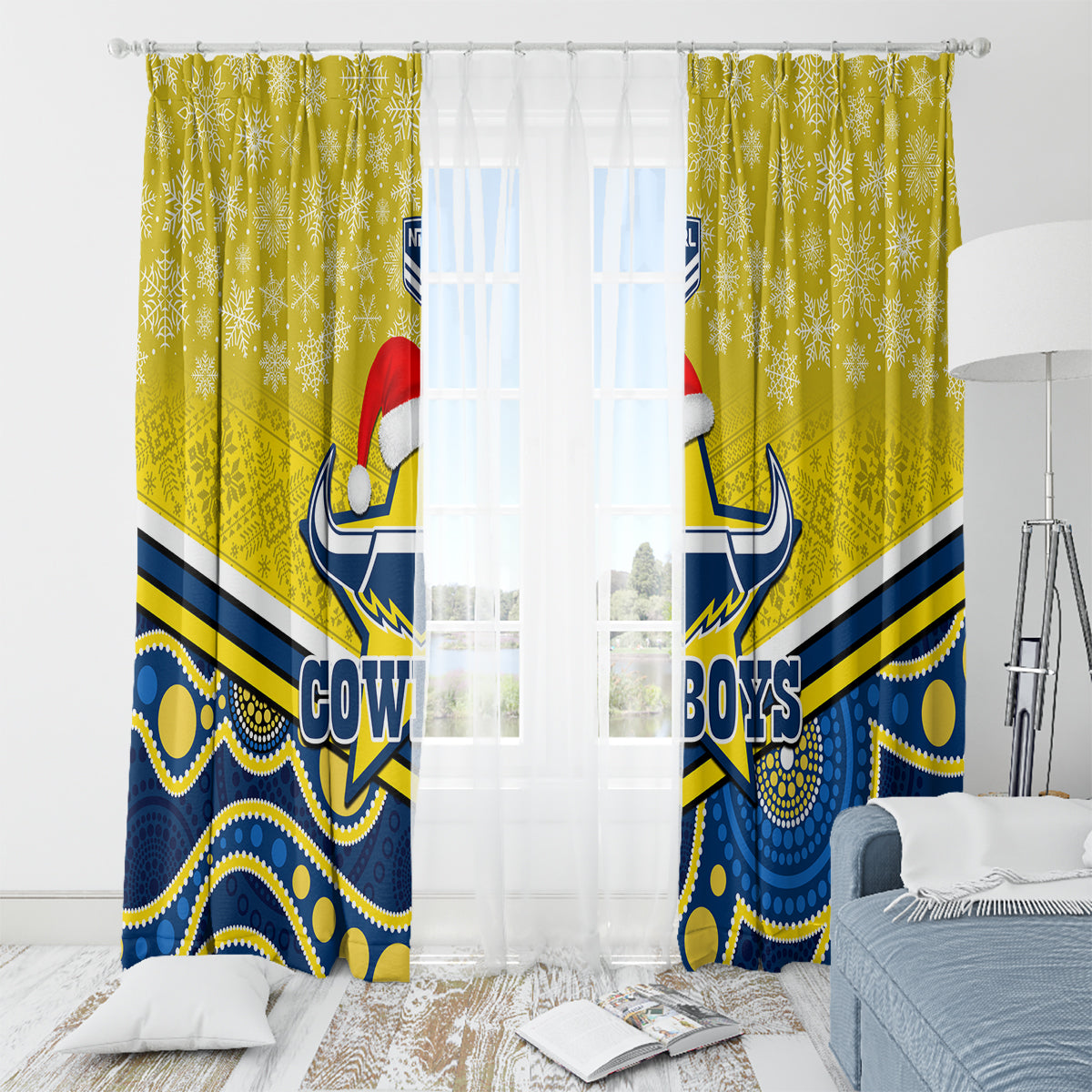 custom-cowboys-rugby-christmas-window-curtain-merry-xmas-2023-mix-aboriginal-art-blue-version