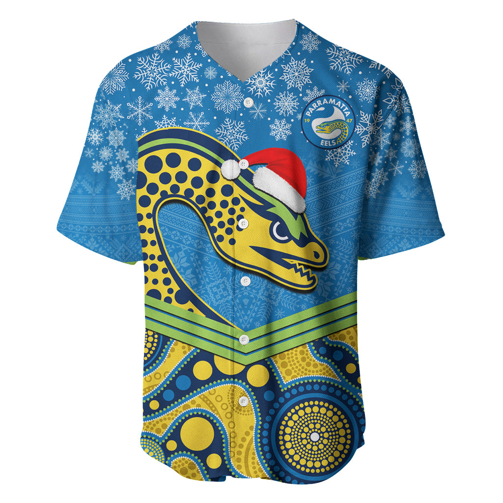 custom-parramatta-eels-rugby-christmas-baseball-jersey-merry-xmas-2023-mix-aboriginal-art