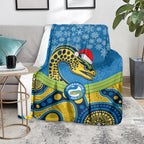 custom-parramatta-eels-rugby-christmas-blanket-merry-xmas-2023-mix-aboriginal-art