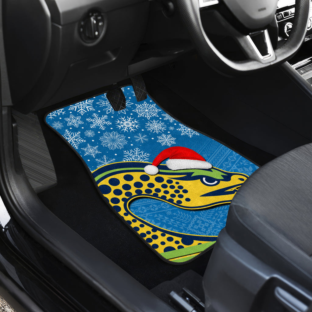 custom-parramatta-eels-rugby-christmas-car-mats-merry-xmas-2023-mix-aboriginal-art