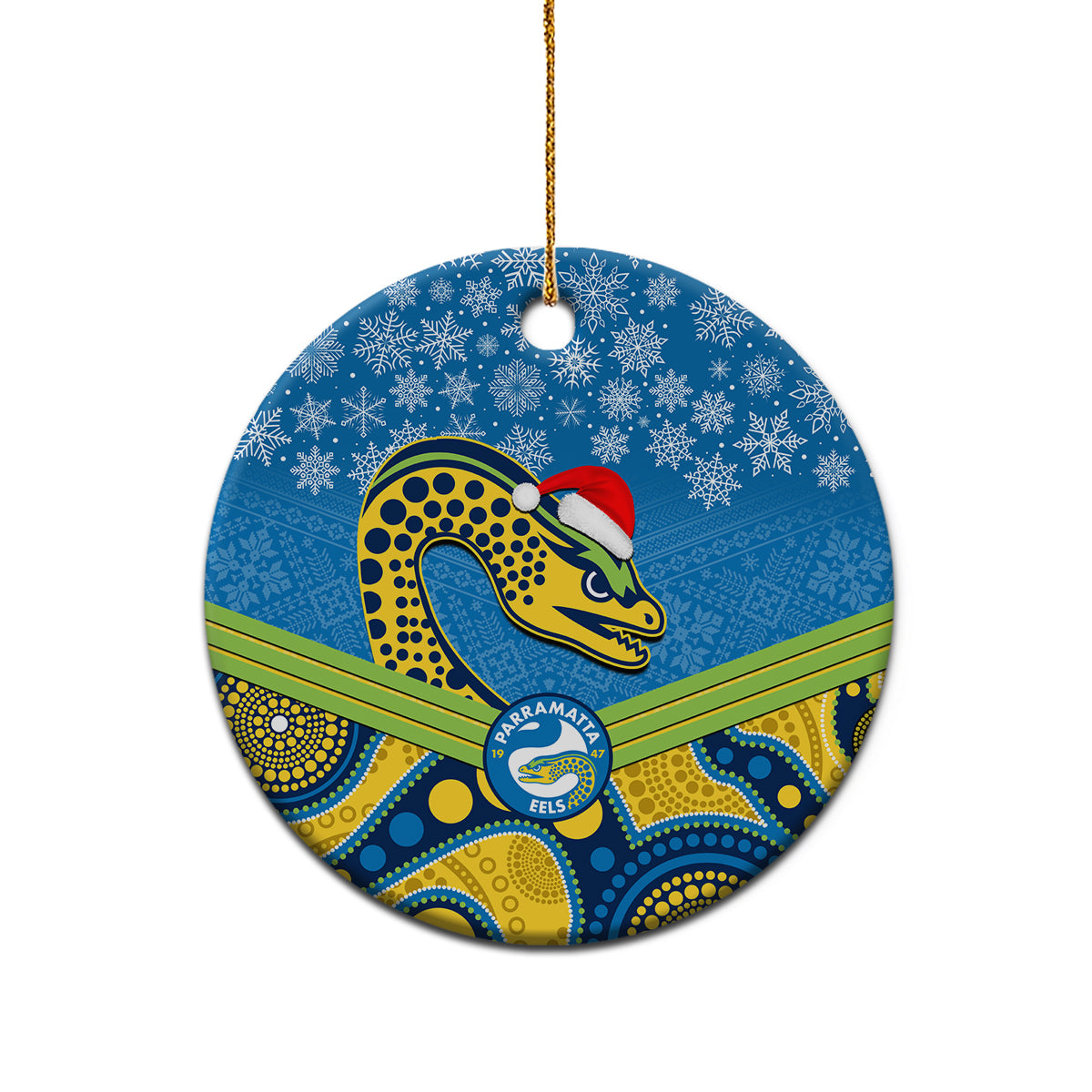 parramatta-eels-rugby-christmas-ceramic-ornament-merry-xmas-2023-mix-aboriginal-art