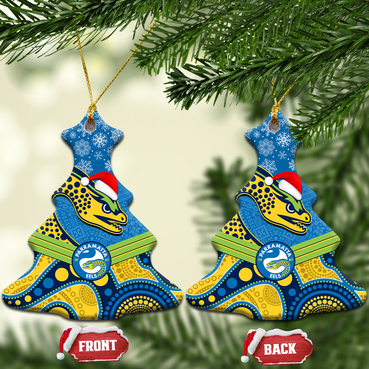 parramatta-eels-rugby-christmas-ceramic-ornament-merry-xmas-2023-mix-aboriginal-art