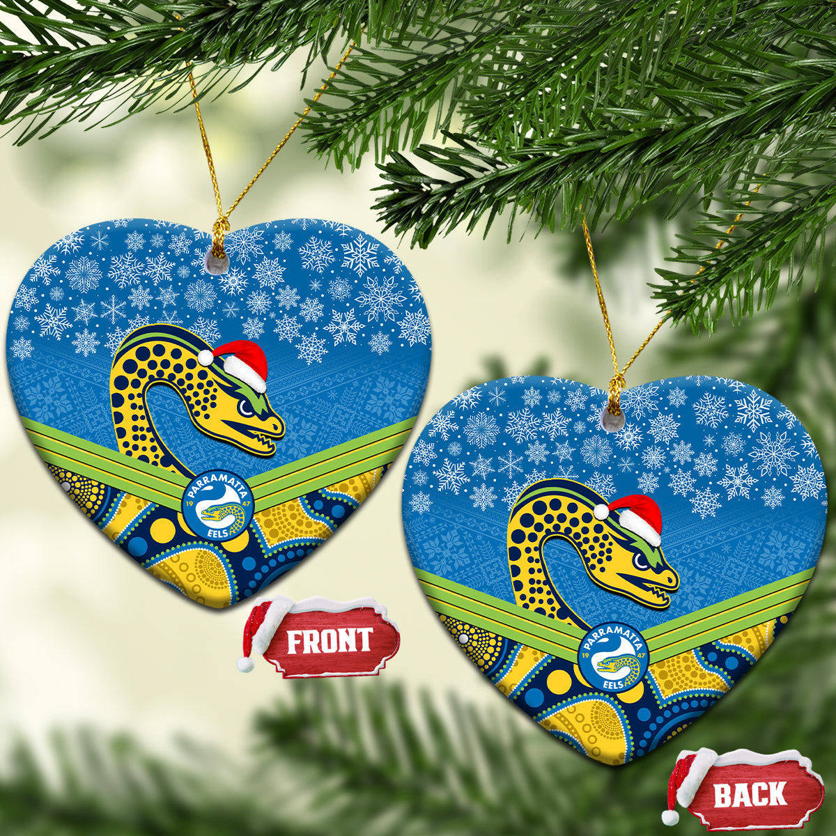 parramatta-eels-rugby-christmas-ceramic-ornament-merry-xmas-2023-mix-aboriginal-art