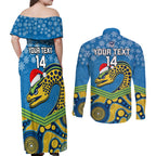 custom-parramatta-eels-rugby-christmas-couples-matching-off-shoulder-maxi-dress-and-long-sleeve-button-shirt-merry-xmas-2023-mix-aboriginal-art