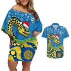 custom-parramatta-eels-rugby-christmas-couples-matching-off-shoulder-short-dress-and-hawaiian-shirt-merry-xmas-2023-mix-aboriginal-art