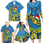 custom-parramatta-eels-rugby-christmas-family-matching-long-sleeve-bodycon-dress-and-hawaiian-shirt-merry-xmas-2023-mix-aboriginal-art