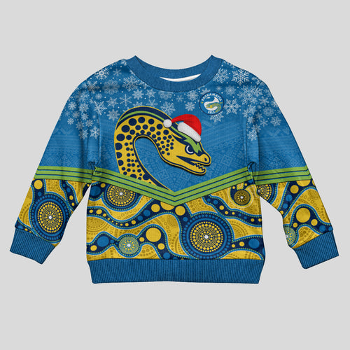 custom-parramatta-eels-rugby-christmas-kid-ugly-christmas-sweater-merry-xmas-2023-mix-aboriginal-art