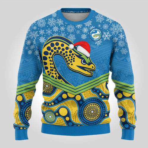 custom-parramatta-eels-rugby-christmas-ugly-christmas-sweater-merry-xmas-2023-mix-aboriginal-art