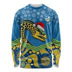 custom-parramatta-eels-rugby-christmas-long-sleeve-shirt-merry-xmas-2023-mix-aboriginal-art