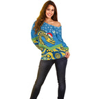 custom-parramatta-eels-rugby-christmas-off-shoulder-sweater-merry-xmas-2023-mix-aboriginal-art