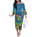custom-parramatta-eels-rugby-christmas-off-the-shoulder-long-sleeve-dress-merry-xmas-2023-mix-aboriginal-art