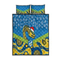 custom-parramatta-eels-rugby-christmas-quilt-bed-set-merry-xmas-2023-mix-aboriginal-art