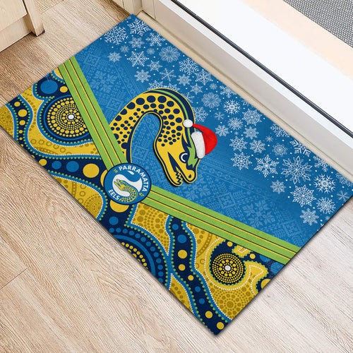 custom-parramatta-eels-rugby-christmas-rubber-doormat-merry-xmas-2023-mix-aboriginal-art
