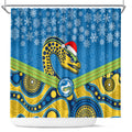 custom-parramatta-eels-rugby-christmas-shower-curtain-merry-xmas-2023-mix-aboriginal-art