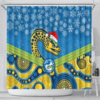 custom-parramatta-eels-rugby-christmas-shower-curtain-merry-xmas-2023-mix-aboriginal-art
