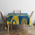 custom-parramatta-eels-rugby-christmas-tablecloth-merry-xmas-2023-mix-aboriginal-art