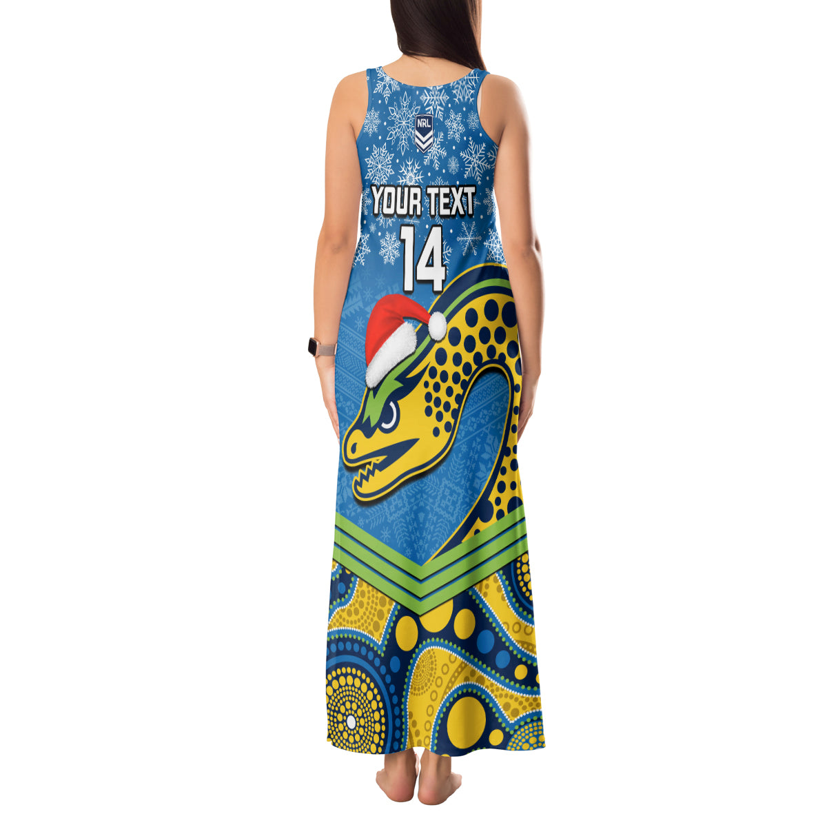 custom-parramatta-eels-rugby-christmas-tank-maxi-dress-merry-xmas-2023-mix-aboriginal-art