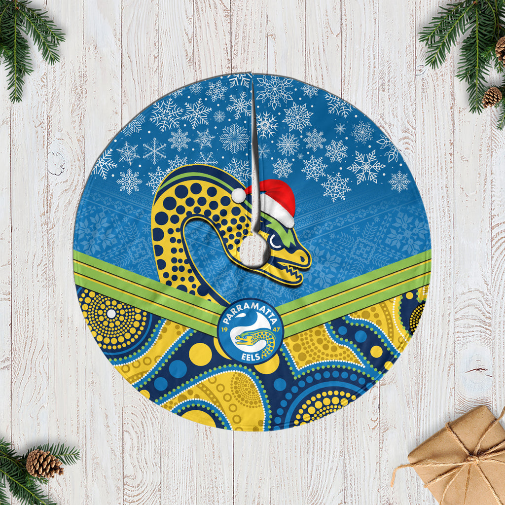 parramatta-eels-rugby-christmas-tree-skirt-merry-xmas-2023-mix-aboriginal-art