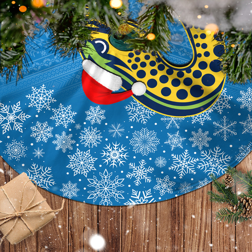 parramatta-eels-rugby-christmas-tree-skirt-merry-xmas-2023-mix-aboriginal-art