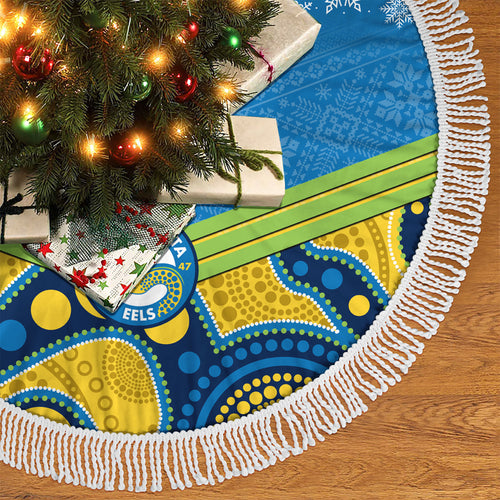 parramatta-eels-rugby-christmas-tree-skirt-merry-xmas-2023-mix-aboriginal-art