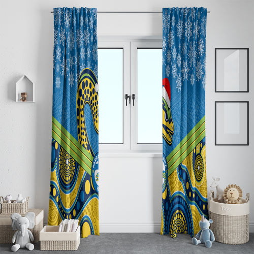 custom-parramatta-eels-rugby-christmas-window-curtain-merry-xmas-2023-mix-aboriginal-art