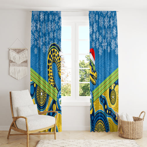 custom-parramatta-eels-rugby-christmas-window-curtain-merry-xmas-2023-mix-aboriginal-art