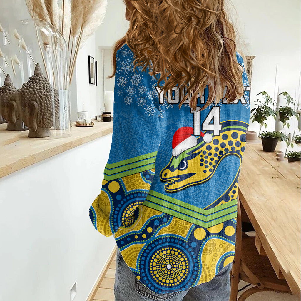 custom-parramatta-eels-rugby-christmas-women-casual-shirt-merry-xmas-2023-mix-aboriginal-art