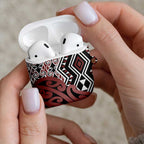 New Zealand AirPods Case Aotearoa Kowhaiwhai Mix Taniko Art - Aussie Hoodie
